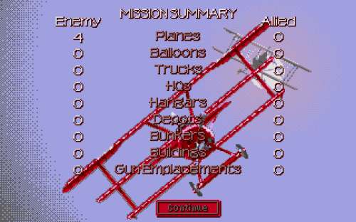 Mission Summary screen