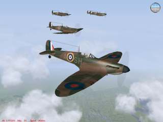 Spitfires in formation