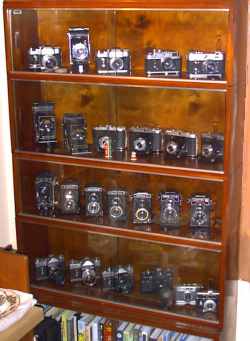 A selection of our cameras in the cabinet