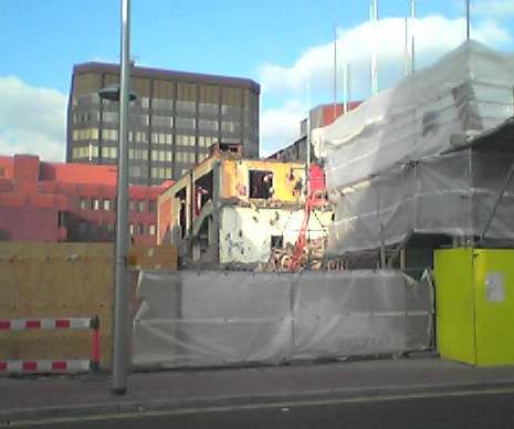 The final destruction of the ABC cinema, Reading, Autumn 2003