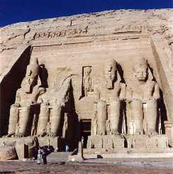 Photo of the temple of Abu Simbel