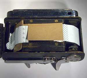 Inside the back showing the card mask fitted