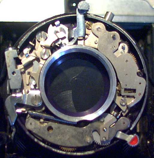 Fig 4. Shutter after speed setting ring removed