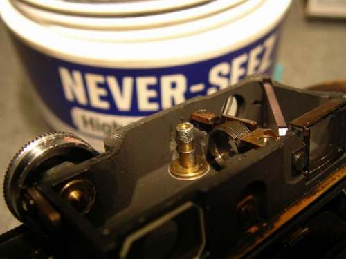 Lubricating the pivot